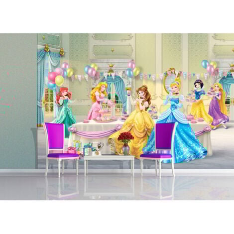 Papier peint Anniversaire Princesse Disney 360X254 CM