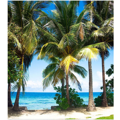 Palm beach, photo murale, 180x202 cm, 2 parts (1/2)