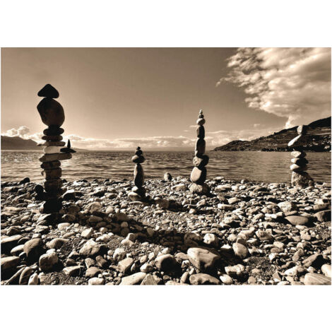 Stone pyramids, photo murale, 160 x 115 cm, 1 part (1/2)
