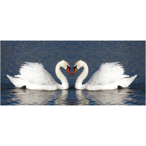 Swans, photo murale intissée, 202 x 90 cm, 1 part (1/3)