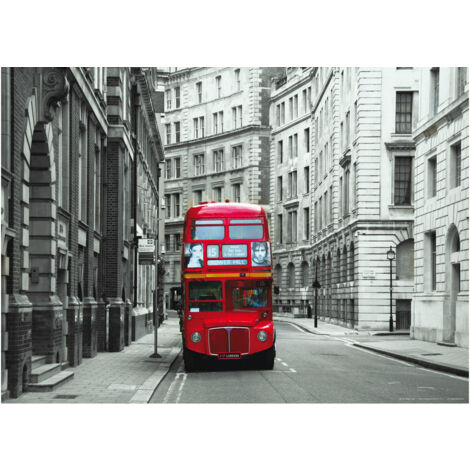London bus, photo murale intissée, 155x110 cm, 1 part (1/3)