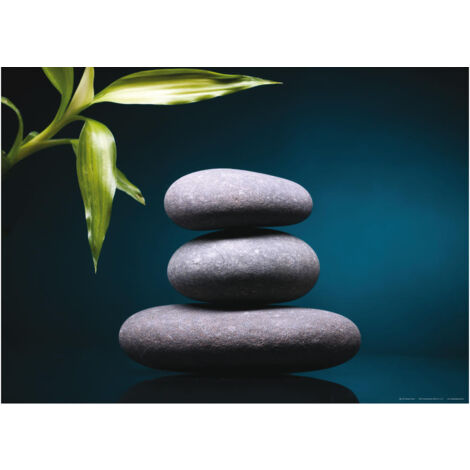 Zen Stones, photo murale intissée, 155x110 cm, 1 part (1/3)