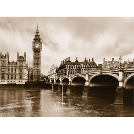London , photo murale intissée, 360x270 cm, 4 parties (1/3)