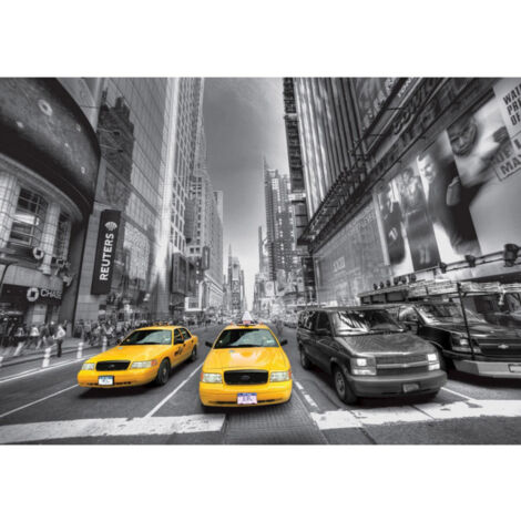 Papier Peint intissé New York Taxi Jaune 360x270 cm (1/3)