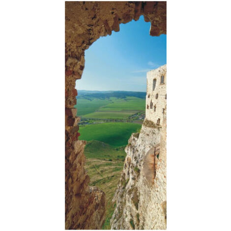 Mountain landscape, intissé photo mural, 90 x 202 cm, 1 part (1/3)