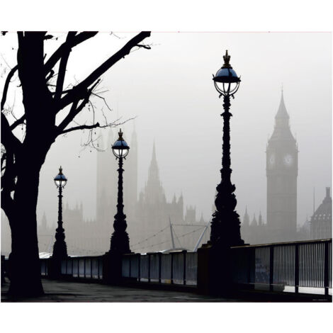 London, photo murale intissée, 360x270 cm, 4 parts (1/3)