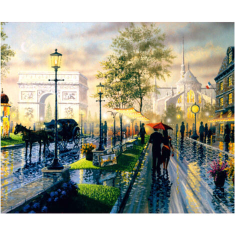 Magic paris, photo murale intissée, 360x270 cm, 4 parts