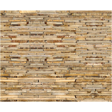 Brown bricks, photo murale intissée, 360x270 cm, 4 parts