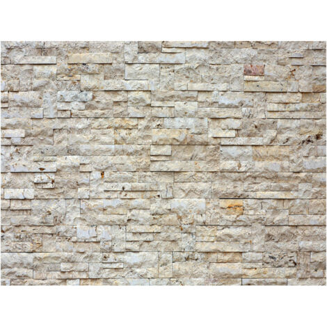 Beige bricks , photo murale intissée, 360x270 cm, 4 parts (1/3)