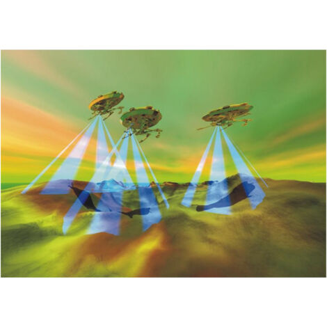 Aliens, photo murale, 360x255 cm, 4 parts (1/2)