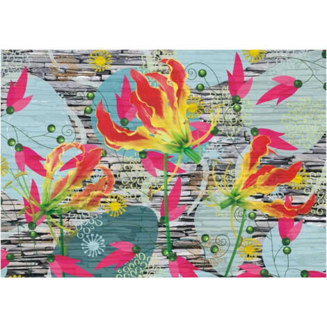 Flora futura, photo murale, 360x255 cm, 4 parts (1/2)