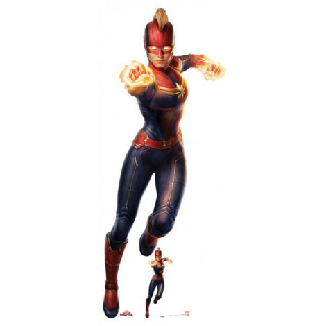 Figurine en carton Captain Marvel Brie Larson H 89 CM (1/5)