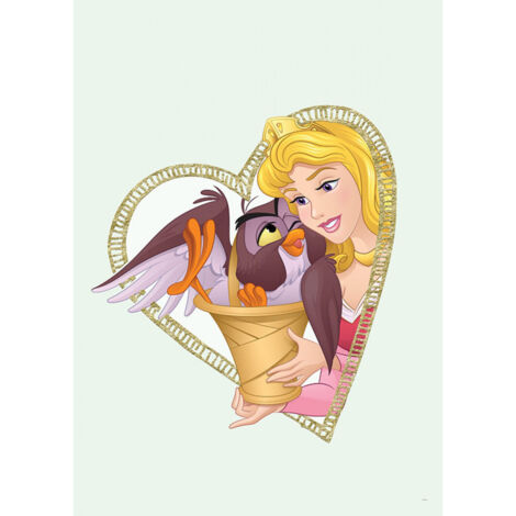 Poster Disney La belle au bois dormant - Portrait d'Aurore 30 cm x 40 cm (1/4)