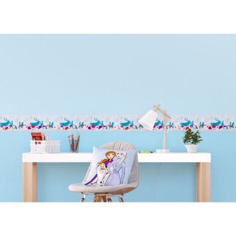 Frise auto-adhésive Disney - La Reine des Neiges 2 - modèle ombres dans la forêt - 5 M x 10 CM (1/3)
