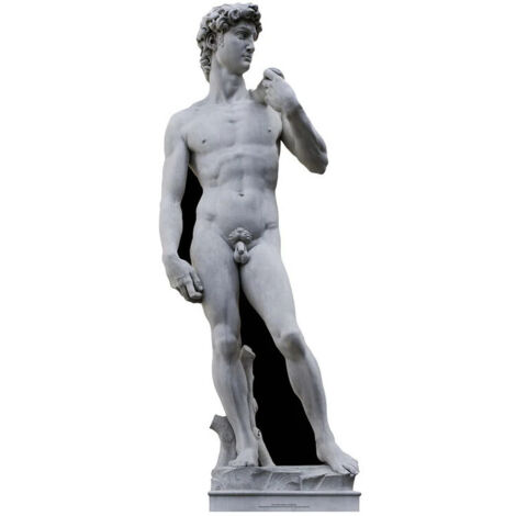 Figurine en carton David Statue de Michel-Ange 186 cm (1/4)