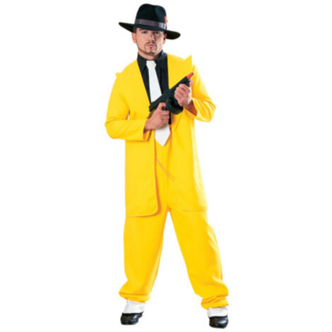 Figurine en carton Gangster (en costume jaune) 180 cm (1/4)