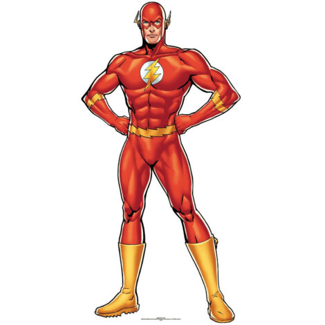 Figurine en carton Flash les mains sur les hanches Dc Comics 1946 -Haut 184 cm (1/4)
