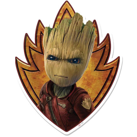 Blason mural en carton Marvel Gardiens de la Galaxie Groot en colère 83 cm (1/4)