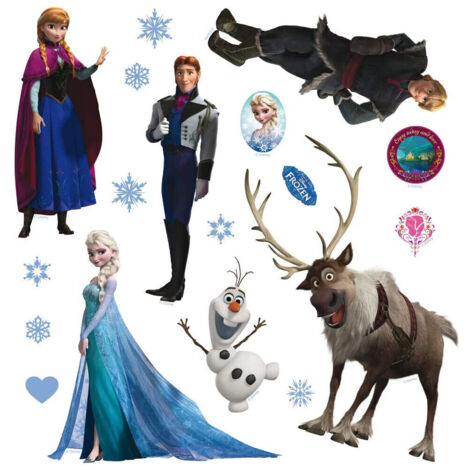 Mini Stickers Disney - La Reine des Neiges - 30 CM x 30 CM (1/4)