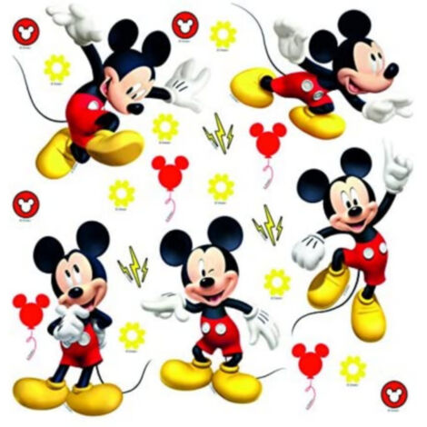 Minis Stickers Mickey Disney - 30 CM x 30 CM (1/4)