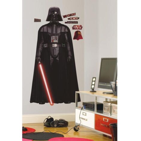 STAR WARS DARK VADOR - Stickers repositionnables géants Dark Vador, Star Wars 178x93 (1/3)