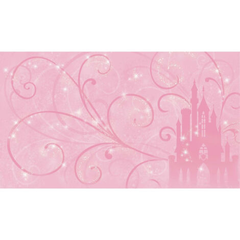 Papier peint panoramique encollé Disney Princesse Château féérique - 320 cm x 182,88 cm (1/3)