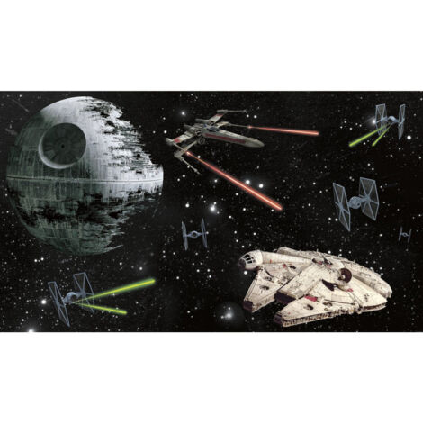 Papier peint Panoramique encollé Vaisseaux Star Wars 320X182 CM (1/5)