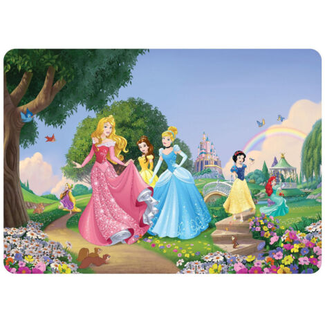 Set de table - Disney princesses - Raiponce, Cendrillon, Belle, Blanche neige, Ariel - 42x30 cm (1/3)