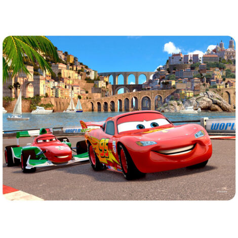 Set de table - Disney - Cars en pleine course- 42x30 cm (1/3)