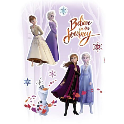 Stickers Décoration Murale La Reine des Neiges -Believe in the Journey- Croire au Voyage Disney (1/3)