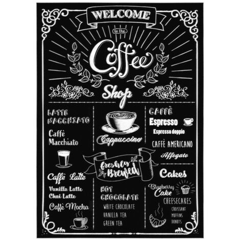 -Coffeeshop- Sticker Décoration murale Café - 50x70cm (1/3)