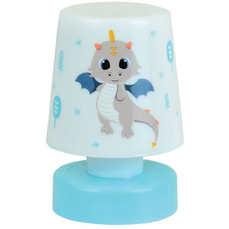 Veilleuse poussoir multicolore Léon le Dragon - 11.5 cm (1/4)