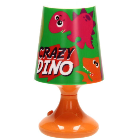 Veilleuse Crazy Dino - Dinosaure - Orange - 18 cm (1/4)