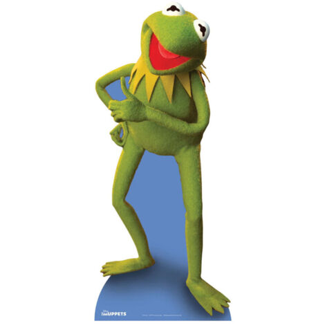 Figurine en carton Kermit la Grenouille Muppet Show Hauteur 133 cm