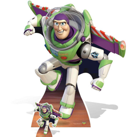Figurine en carton Buzz L'Eclair - L'Infini et l'au-delà - Haut 123 cm (1/3)