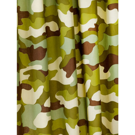 Rideaux doublés Camouflage Armée - 168 cm x 137 cm (1/4)