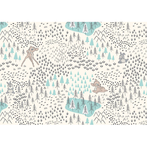 Poster XXL Bambi dans les bois l400 x h280 cm (1/5)