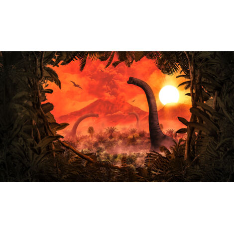 Papier peint panoramique enfant,méditerranéen Brachiosaurus Panorama (1/5)