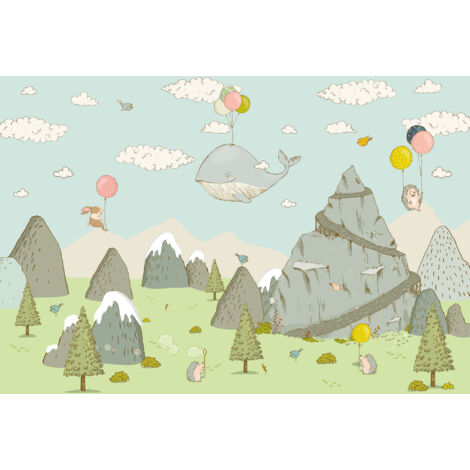 Poster XXL voyageur de montagne l400 x h280 cm (1/5)