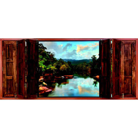 Poster Thème Window Nature - 202 x 90 cm (1/3)