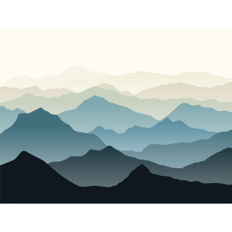 Poster Thème Mountain Panorama - 360 x 270 cm (1/3)