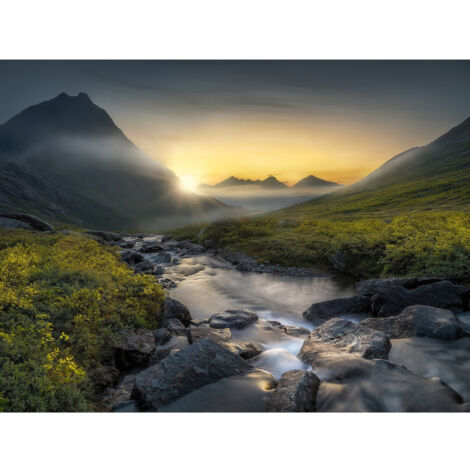 Poster Thème Mountain River - 360 x 270 cm (1/3)