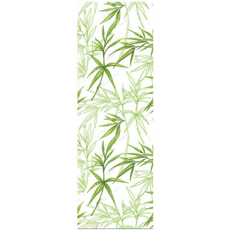 Poster Thème Feuilles Vertes - 90 x 270 cm (1/3)