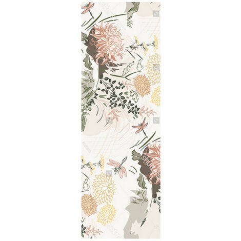 Poster Thème composition de fleurs - 90 x 270 cm (1/3)