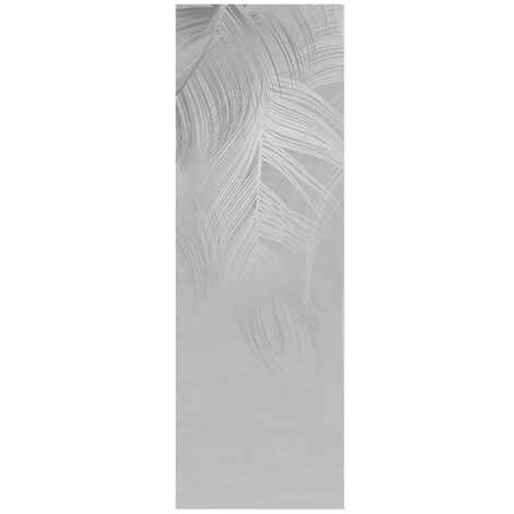 Poster Thème Plume Grise - 90 x 270 cm (1/3)