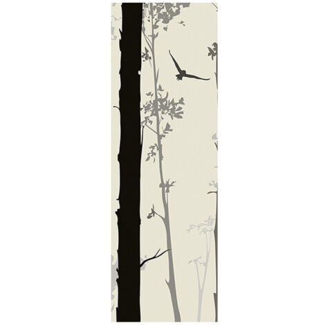 Poster Thème arbre blanc - 90 x 270 cm (1/3)