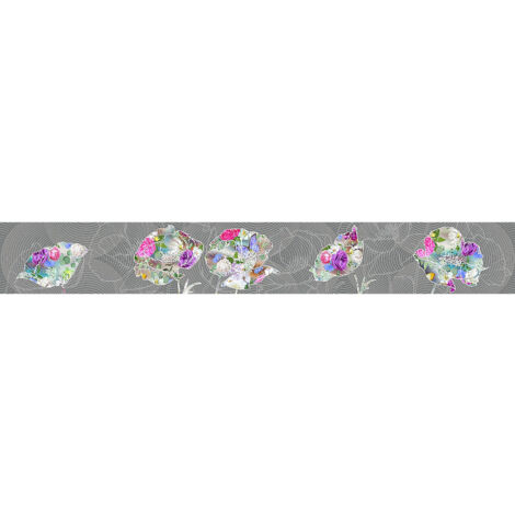Frise auto-collante Flora Color - 1 rouleau de 14 cm x 500 cm (1/3)