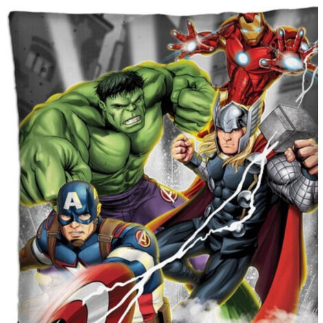 Parure de lit simple Avengers Prêt a combattre - 140 cm x 200 cm