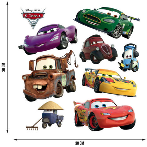 Sticker Cars - 1 planche 30 x 30 cm