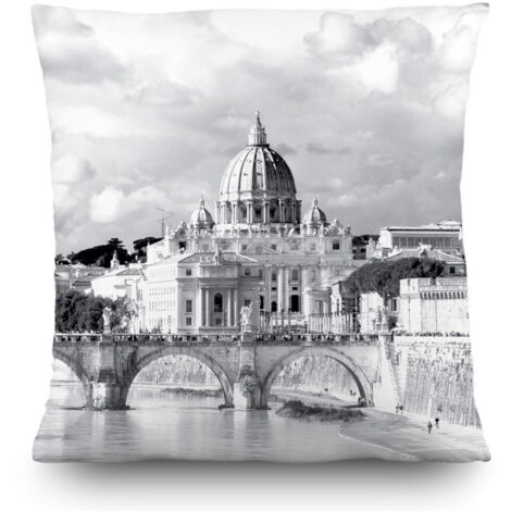 Coussin cathédrale de Londres - 45 cm x 45 cm (1/5)